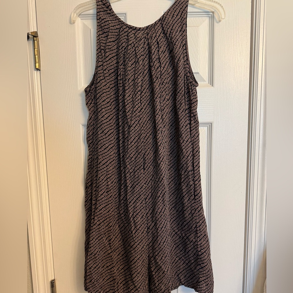 Lucky Brand Sleeveless Patterned Shift Dress